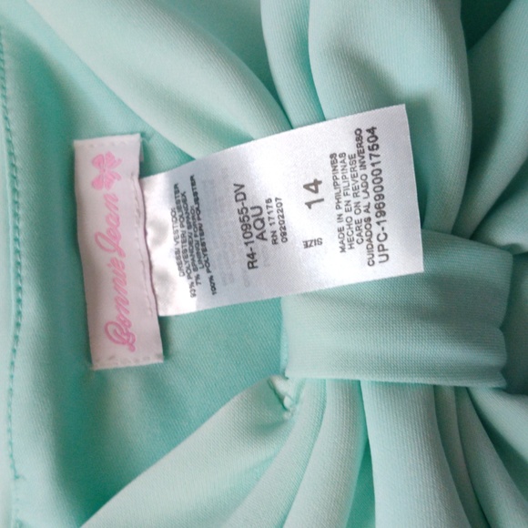 Brand new Easter big girls aqua dress - Picture 6 of 7